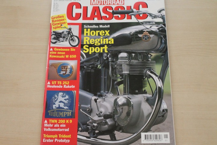 Deckblatt Motorrad Classic (01/1999)